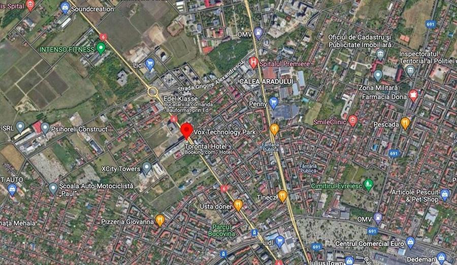 Teren Construcții intravilan de 711 mp, în Torontalului