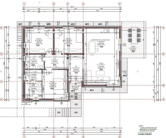 Casă cu 3 camere cu Teren 500 Mp în Central