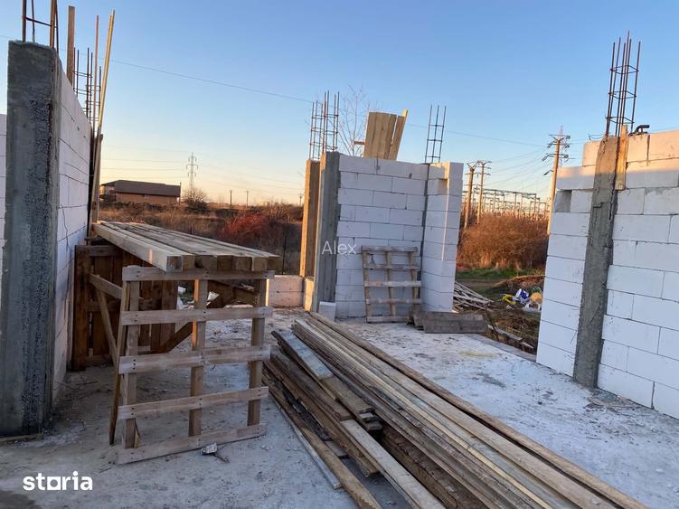 Teren de vanzare cu constructie partiala