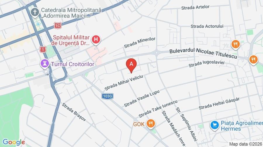 Garsonieră decomandată în Andrei Mureșanu