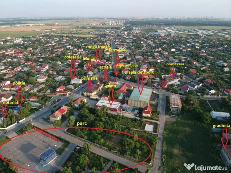 Casă cu 4 camere în Tunari