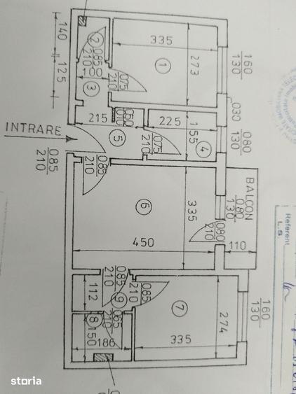 Apartament cu 3 camere în Central
