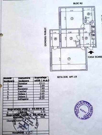 Apartament cu 2 camere decomandat, mobilat în Aleea Sporturilor