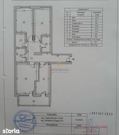 Apartament cu 3 camere decomandat, mobilat în Metalurgiei