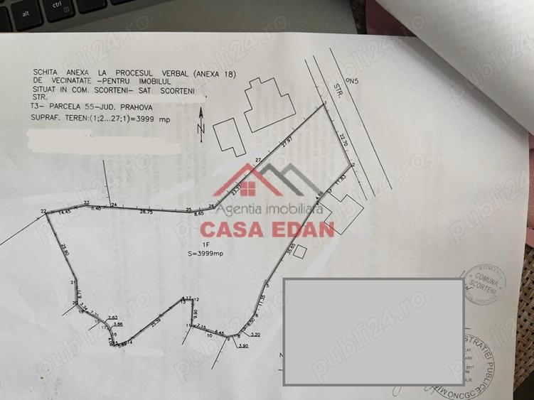 Casă cu Teren 3999 Mp în Scorțeni
