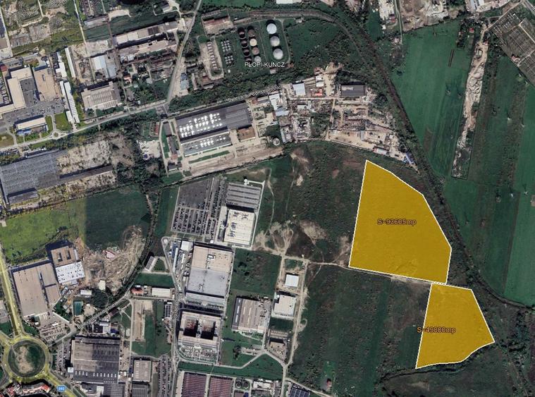 Teren Construcții intravilan de 143500 mp, în Buziașului