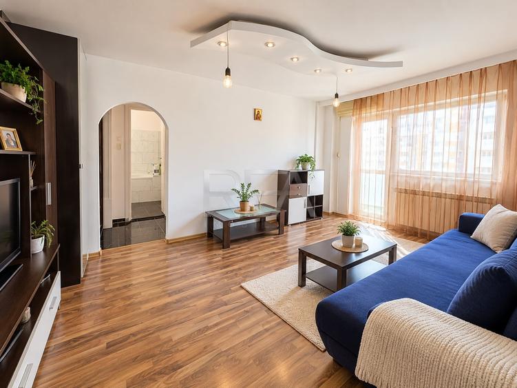 Apartament cu 2 camere semidecomandat, mobilat în Iancului
