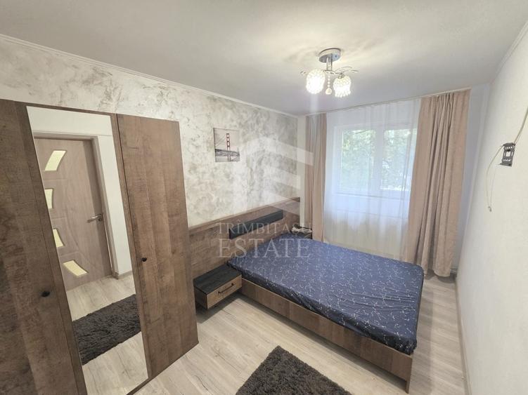 Apartament cu 3 camere semidecomandat, mobilat în Baicului