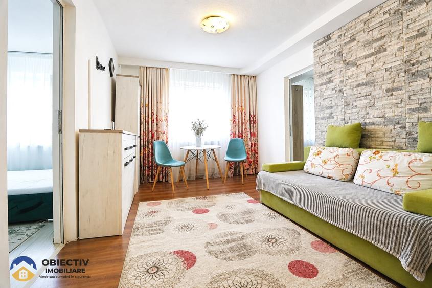 Apartament cu 3 camere semidecomandat în Dărmănești