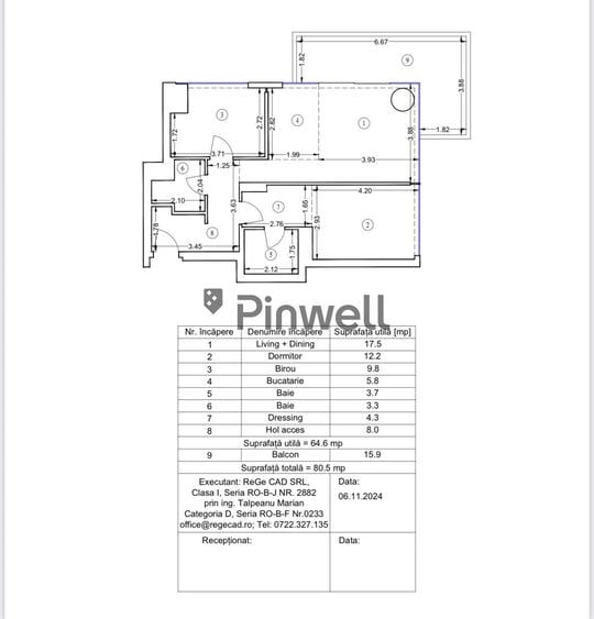 Apartament 3 camere premium | Floreasca UpSite | Vanzare / Inchirier - 15