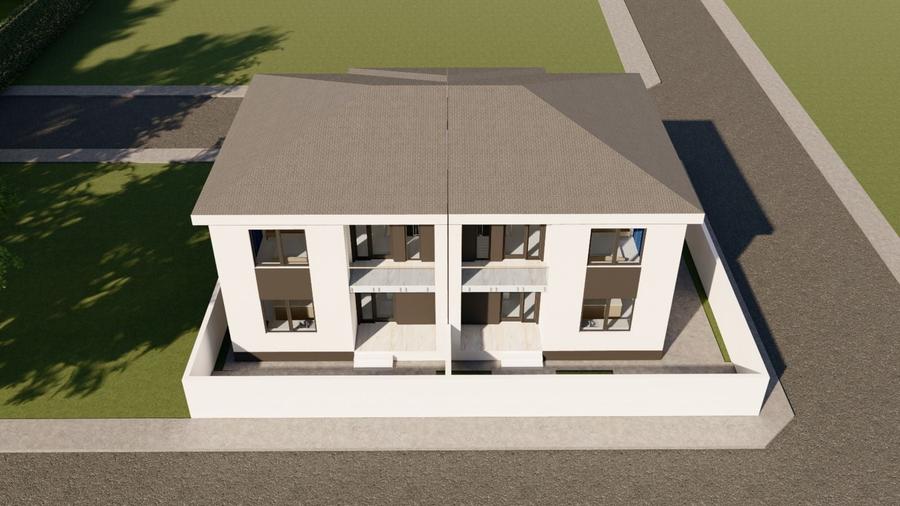 Duplex cu 4 camere cu Canalizare în Palazu Mare
