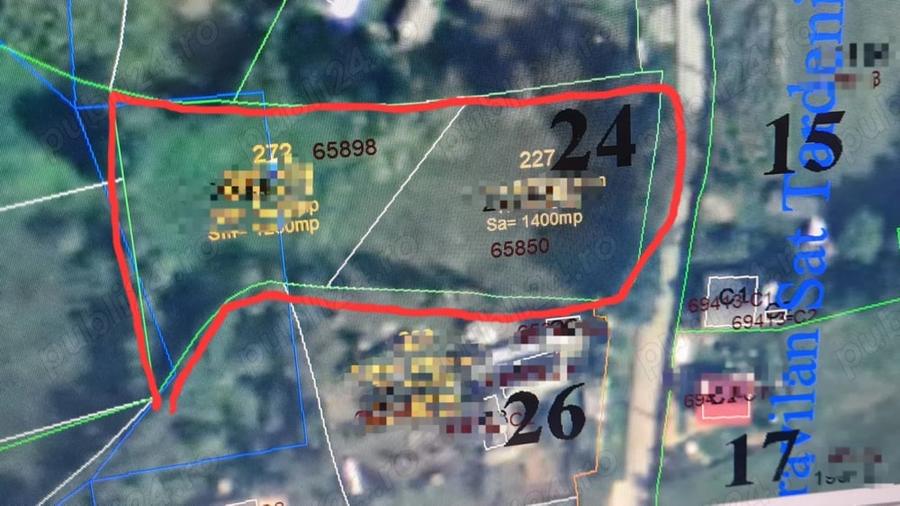 Casă cu 4 camere cu Teren 2650 Mp în Țârdenii Mari