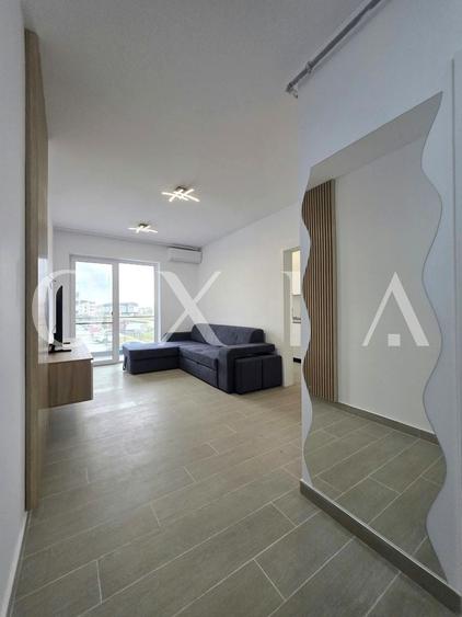Apartament cu 2 camere semidecomandat, mobilat în Giroc