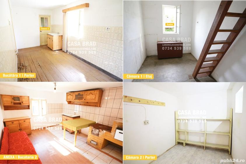 Casă cu 5 camere cu Teren 1373 Mp în Brad