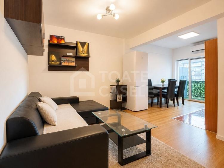 Apartament cu 2 camere semidecomandat, mobilat în Zorilor