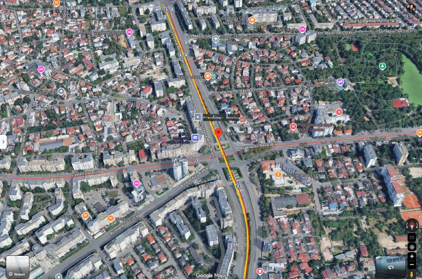 Apartament cu 2 camere decomandat, mobilat în Calea Călărașilor