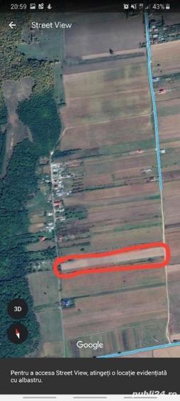 Teren de 7000 mp, în Gura Vitioarei