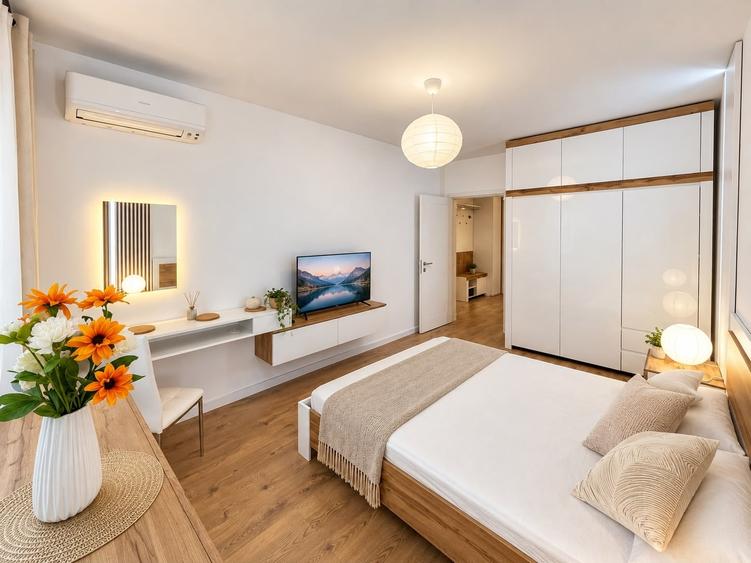 Apartament cu 2 camere decomandat, mobilat în Pipera