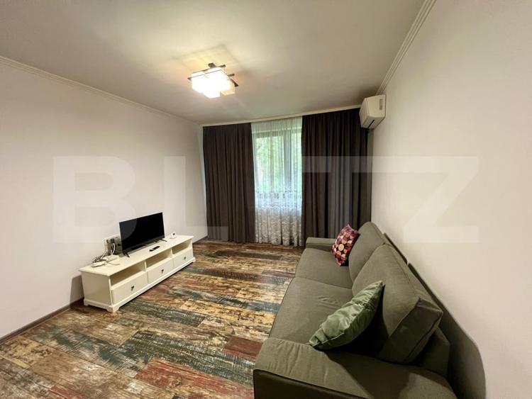 Apartament cu 2 camere, parter, centrala si AC, zona centrala - 1