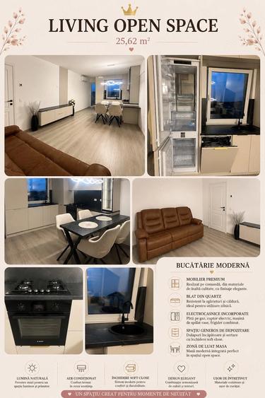 Apartament cu 3 camere decomandat în Nord