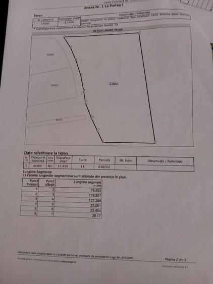 Teren de 17400 mp, în Chirileu