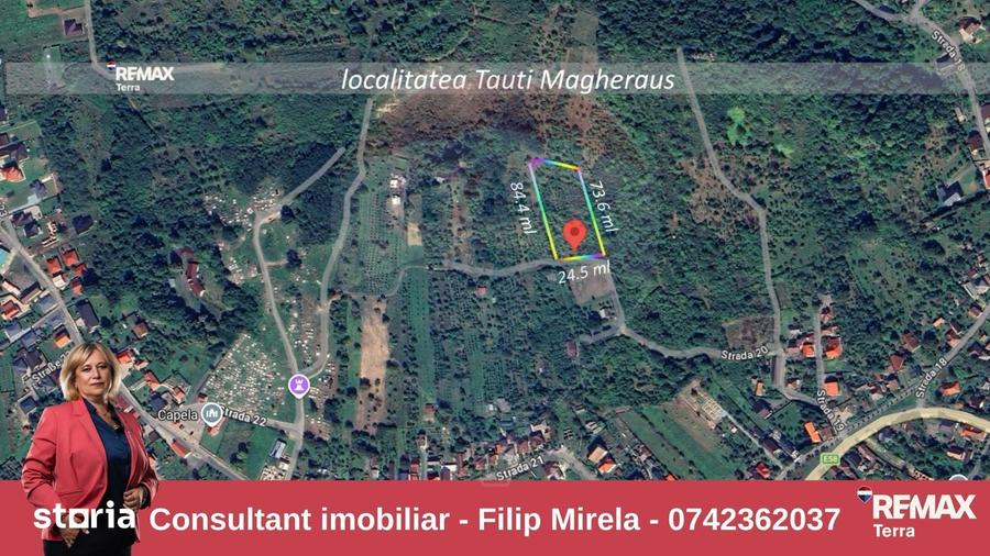 OPORTUNITATE - teren cu priveliste in Tauti Magheraus - 3