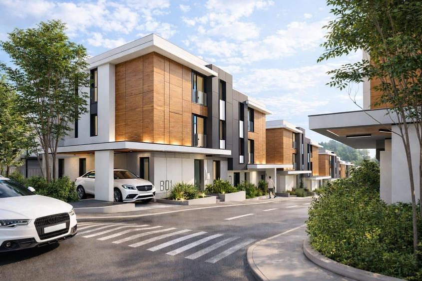 Duplex cu 6 camere cu Canalizare în Titan