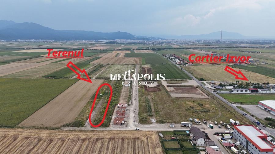 Teren Construcții intravilan de 6269 mp, în Est