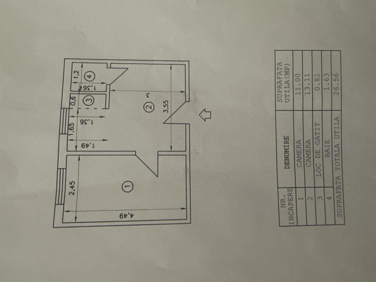 Apartament semidecomandat în Baicului