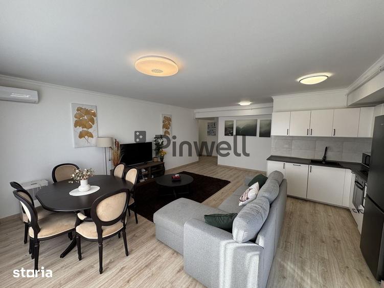 Apartament cu 3 camere semidecomandat, mobilat în Nord