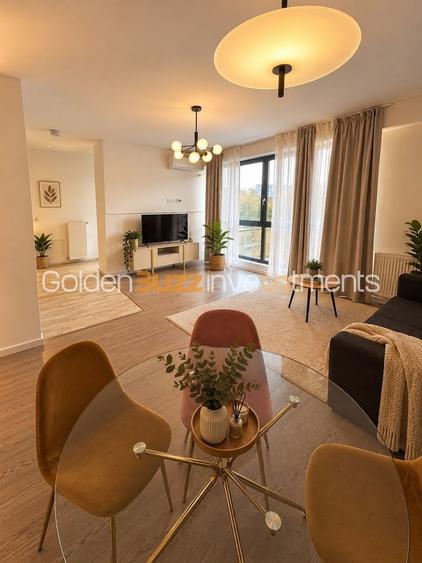 Apartament cu 3 camere, mobilat în Pipera