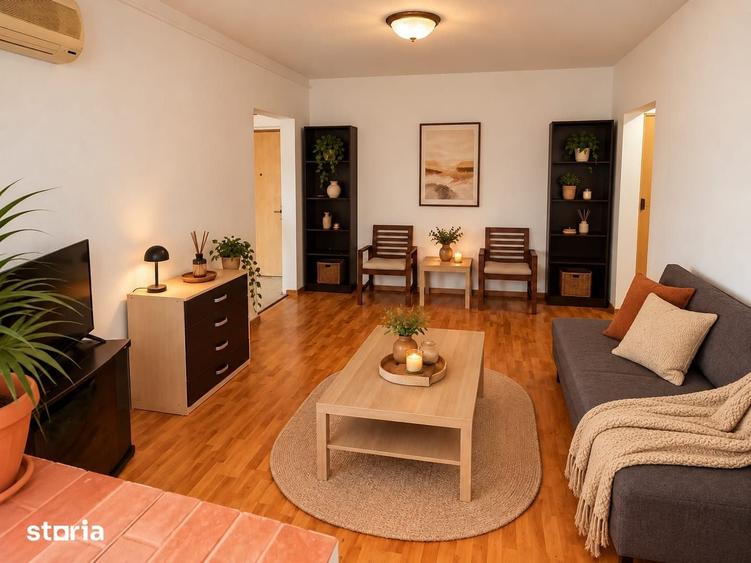 Apartament cu 3 camere semidecomandat în Drumul Taberei
