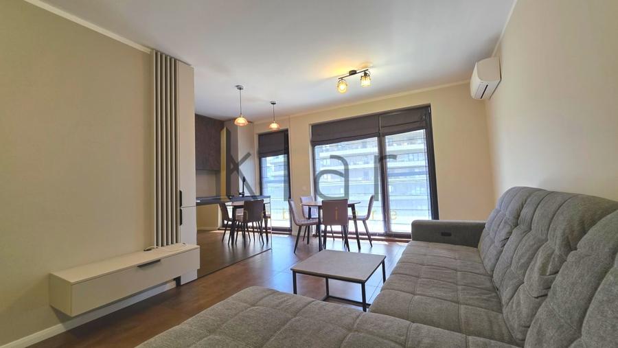 Apartament cu 2 camere semidecomandat, mobilat în Plopilor