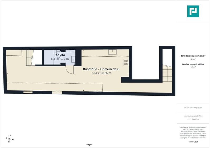 Apartament spațios cu 3 camere, zona centrală - 27