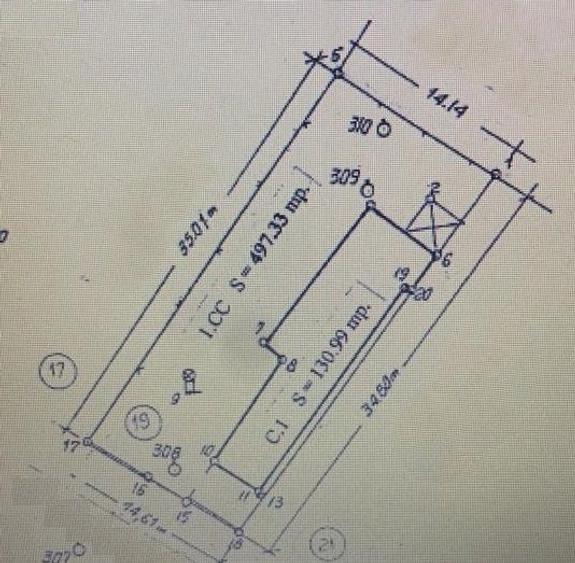Teren Construcții intravilan de 500 mp, în Drumul Taberei