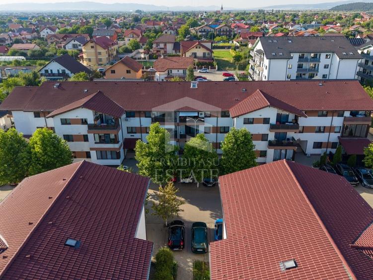 Apartament cu 2 camere decomandat, mobilat în Sânpetru