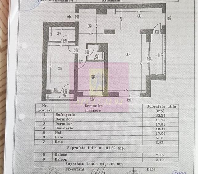 Apartament cu 3 camere decomandat în Dudești