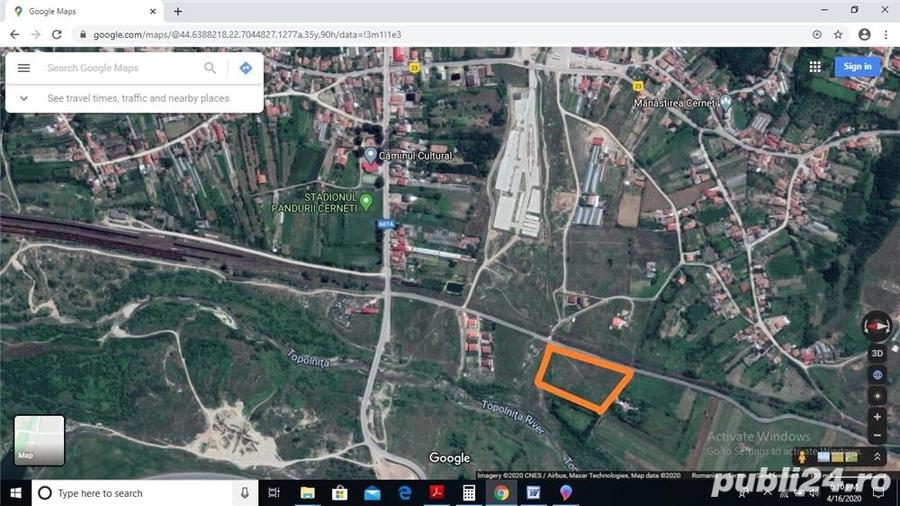 Teren de 10000 mp, în Cerneți