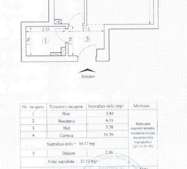 Garsonieră decomandată în Tudor Vladimirescu