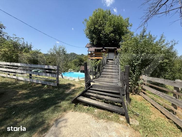 Proprietate de poveste cu piscina, ciubar si casuta in copac - 15