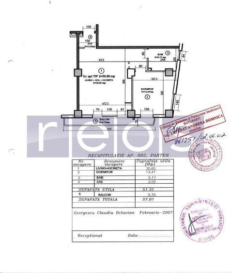 Apartament cu 2 camere, mobilat în Sisești