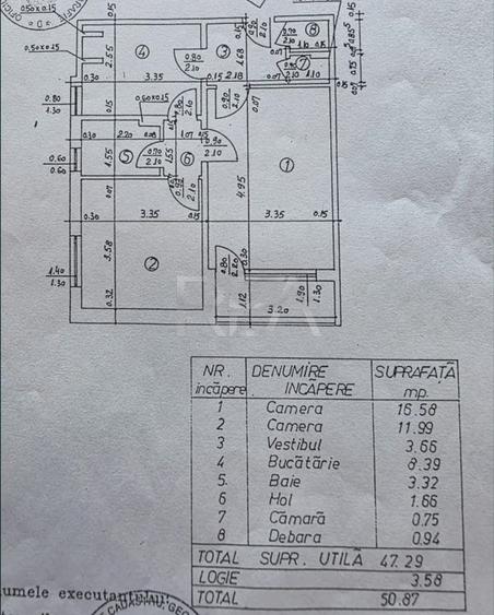 Apartament cu 2 camere circular, mobilat în Drumul Taberei