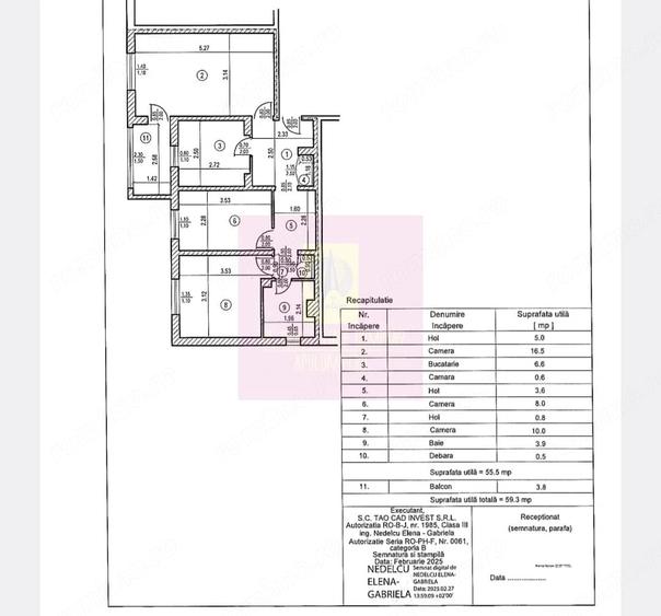 Apartament cu 3 camere decomandat în Câmpina