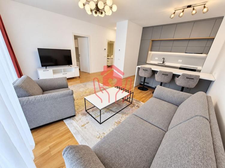 Apartament cu 2 camere decomandat, mobilat în Băneasa
