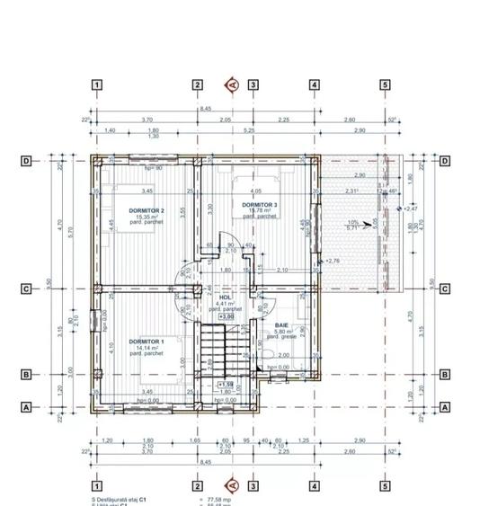 Casă individuală cu 4 camere Valea Lupului-Iași PLACĂ DE BETON! COMISION 0 - 6