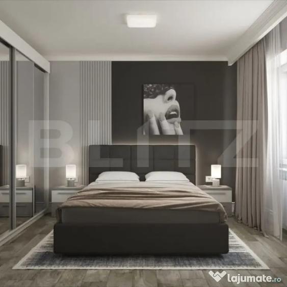Apartament cu 3 camere semidecomandat în Aradului