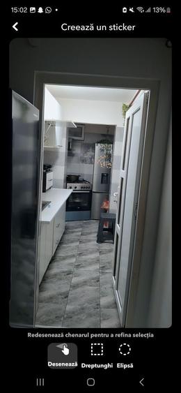 Apartament cu 3 camere semidecomandat în Vlădeni