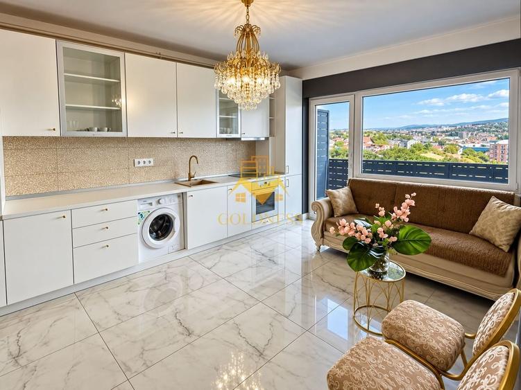 Apartament cu 3 camere semidecomandat, mobilat în Baciu
