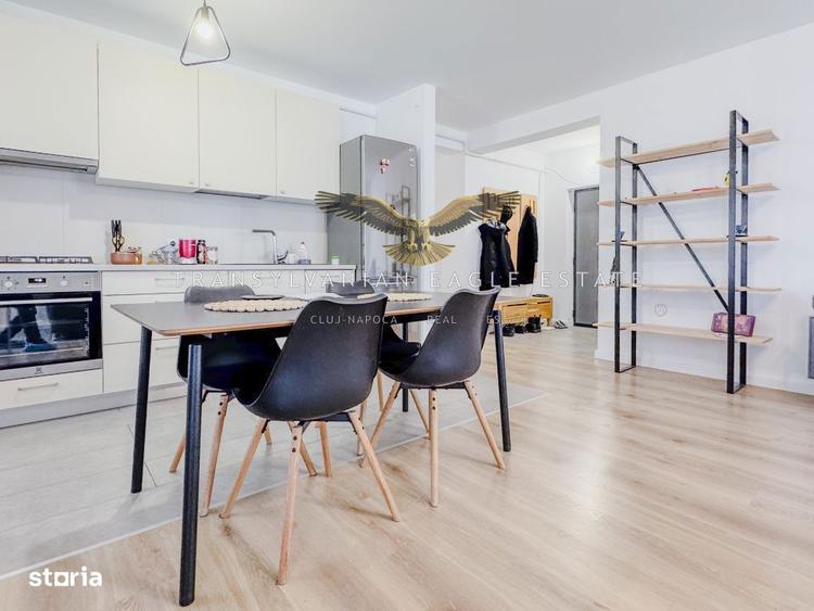 Apartament cu 3 camere semidecomandat, mobilat în Europa