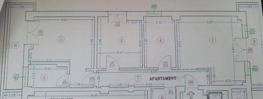 3 camere decomandat, Sisesti, bloc 2010 - 11